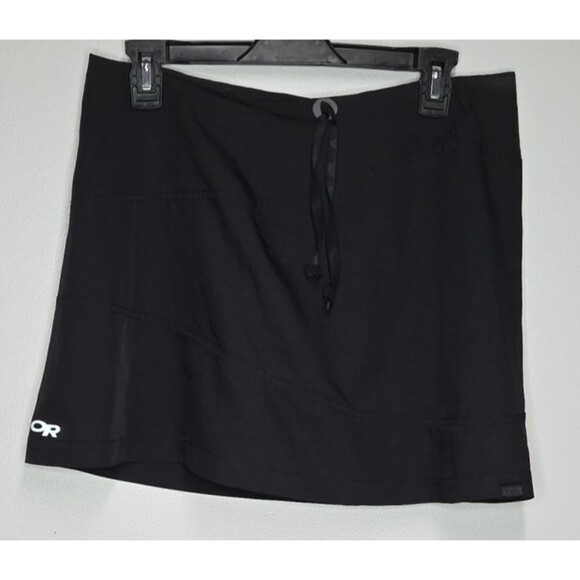 Outdoor Research Expressa Skirt Built in Shorts Women's Size 6 black Drawstring - Picture 1 of 6